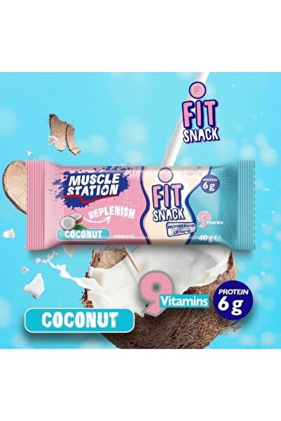 Muscle Station Fit Snack Coconut 24'lü Kutu