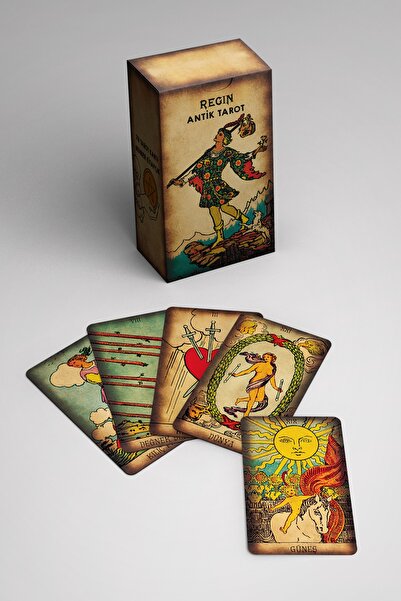 Antik Tarot Kartları Ve Başlangıç Tarot Kitabı