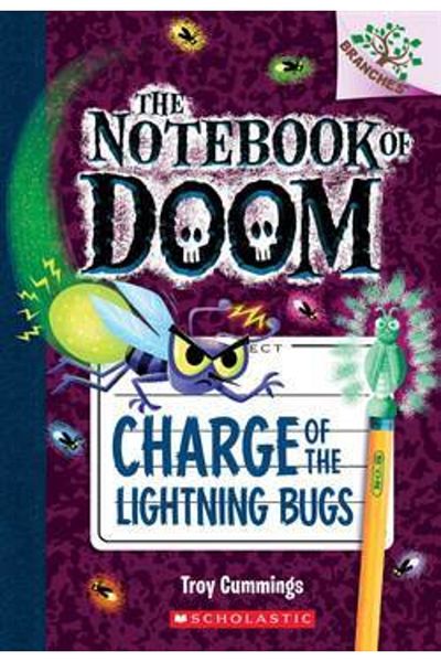 Scholastic هجوم حشرات البرق (دفتر ملاحظات دوم 8)
