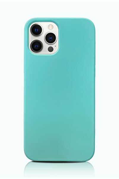 Powerfox Iphone 12 Pro Max Uyumlu Bebe Mavisi Lansman Kılıf Içi Kadife Dokulu