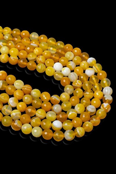 Dünya Doğal Taş Piatra de agat facetata de 8 mm