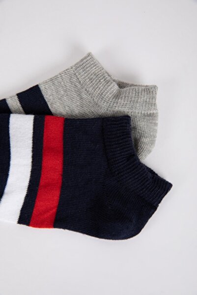 DeFacto Чорапи за обувки от 2 части от органичен памук за момче