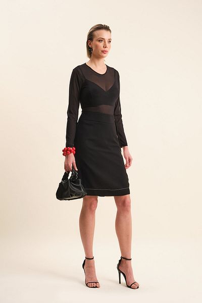 VERDA Colorful Eyelet Skirt