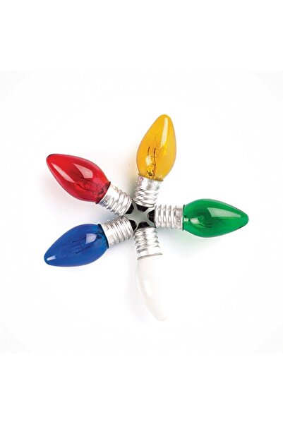 Genel Markalar (5 ADET) 10w E14 Duy Renklı Gece Lambası Ampulü-tuz Lambası Am...