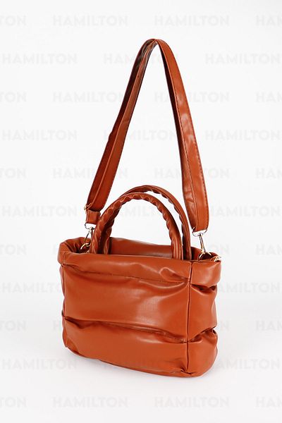 HAMILTON Originální dámská stylová taška přes rameno a do ruky s nastavitelným křížovým popruhem z měkké kůže