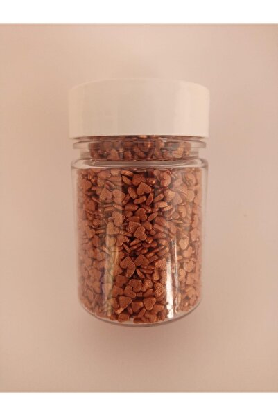 Pastaland Dekoratif Şeker Minik Kalp Bronz 40 Gr (pastalnd)
