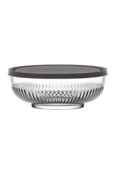 LAV Tokyo Storage Container with Lid Gray 880 Cc