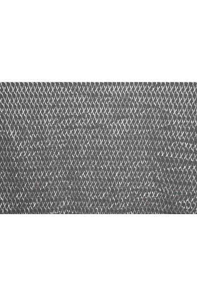 AKÇA TEKSTİL Large Diamond Model Powder Color Single Wing Pleated Background Curtain 75*260 Cm