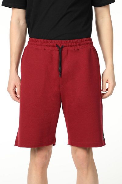 defys Men's Leg Detailed Shorts Burgundy