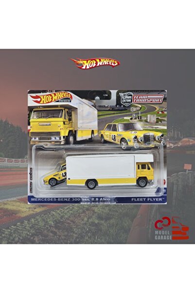 HOT WHEELS Team Transport Mercedes 1/64 Ölçek Diecast Metal Model Araba