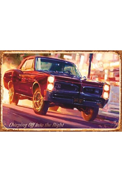 Hayat Poster Κλασική ρετρό ξύλινη αφίσα - Fast Car