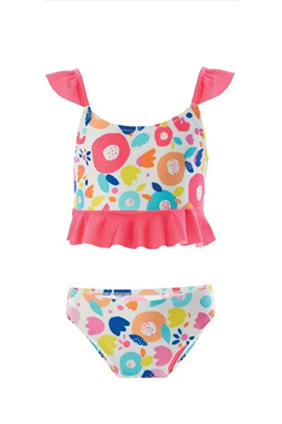 NEOPY Σετ μπικίνι με ρολό μπουστάκι και λεπτομέρεια με βολάν στους ώμους