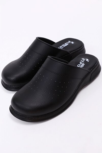 BİO HİPOKRAT Bio Hipokrat Siyah Ortopedik Sabo Terlik