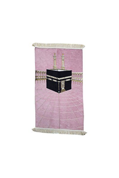 Çağrı Kabe Desenli Şönil Seccade