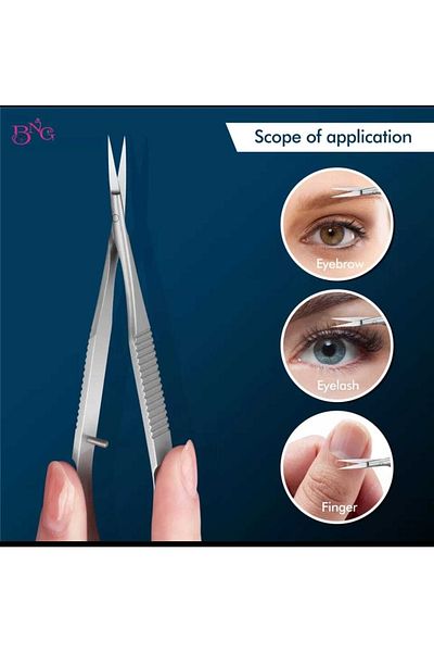 KİRPİKÇİSHOP Microscopic Stainless Steel Scissors
