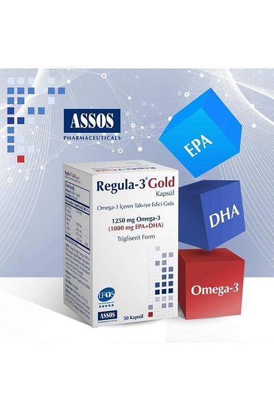 Assos Regula-3 Gold Omega-3 - 1250 Mg 30 Capsules