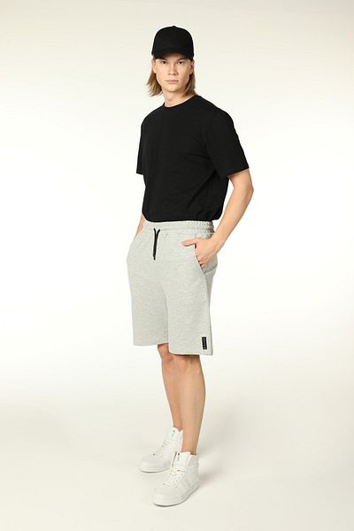 defys Men's Shorts Gray Melange