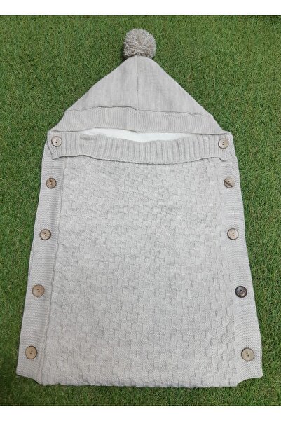 Sönmez Baby Crispy Patterned Welsoft Knitwear Baby Swaddle Blanket