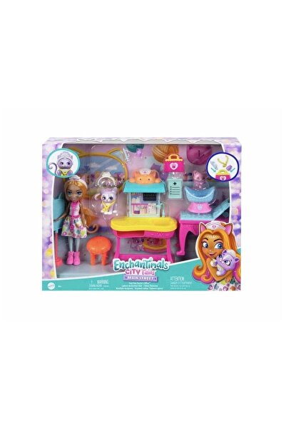 Enchantimals Oyuncak Klinik Oyun Seti Şehirde Gezinti Hlh22