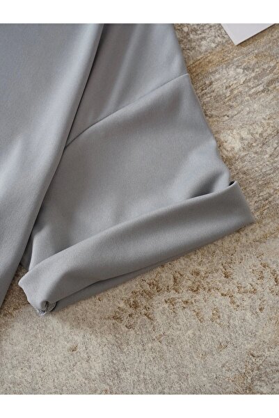 Machetta Βαμβακερό μπλουζάκι μεγάλου μεγέθους Smoke Grey Brooklyn New York Red Printed Oversize Unisex