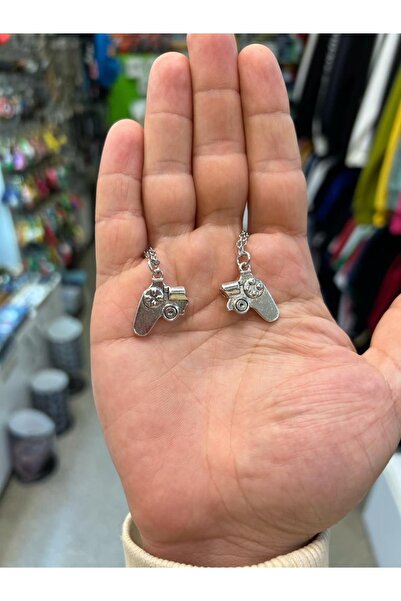 Kuzgunshop Oyun Konsolu Mıknatıslı Bff-çift Kolyesi