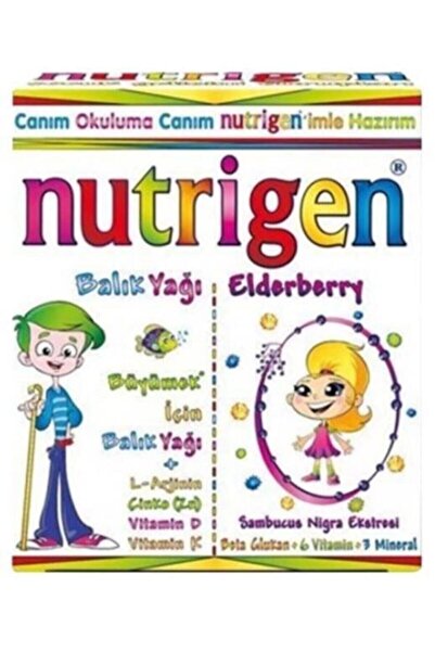 Nutrigen Nutrıgen Balık Yağı+kara Mürver Şurup