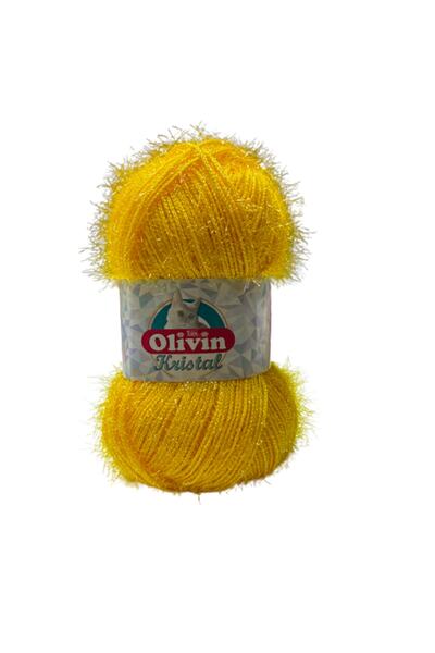 Olivin Ață de tricotat manual Lux Crystal 100 Gr