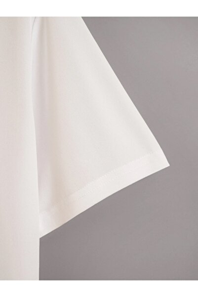 Keywest Chicago Green Printed Oversize Unisex Βαμβακερό λευκό μπλουζάκι