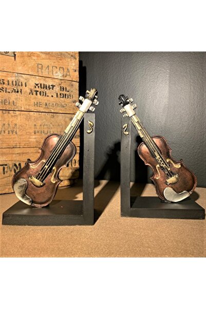 By Ari Ev Dekorasyon Keman Kitap Tutucu Do387-1