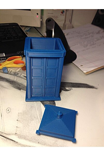 TuransoyCraft Doctor Who Telefon Kulübesi Kalemlik 10 Cm
