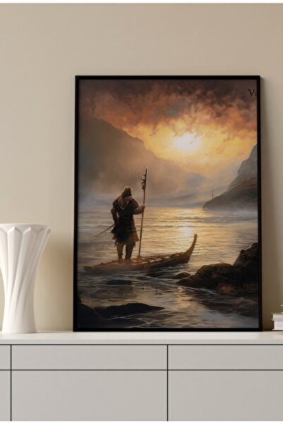 Luna Marissa Poster artistic cu peisaj - Poster cu artă digitală cu peisaj fă...