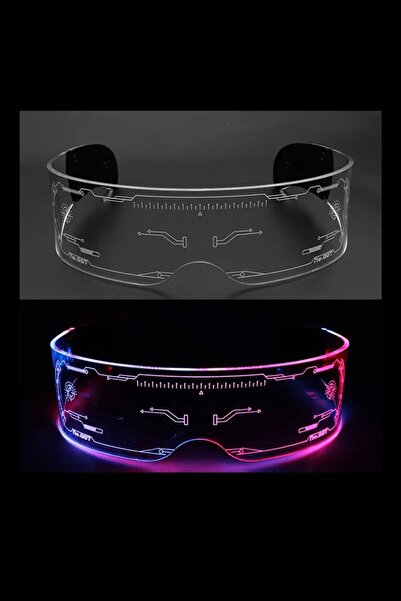 Kapin Renk Ayarlanabilir Led Işıklı Gözlük