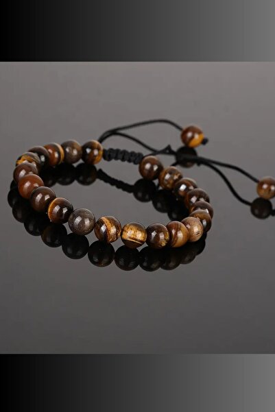 NBS Beautiful Naturel Stones Kaplan Gözü Doğaltaş Bileklik ( Dikkat,para,güç,...