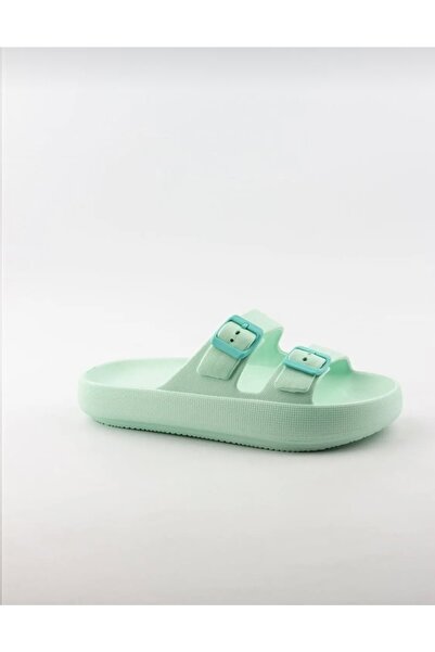 Akınal Bella Παντόφλες Eva Unisex με Πλατφόρμα Διπλή Πόρπη