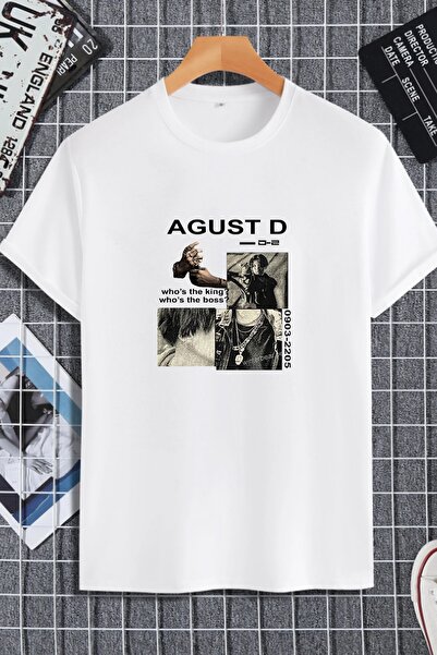 macklin Unisex Žene Muškarci Agust D Štampano Oversize kroj T-shirt