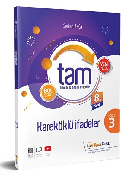 HiperZeka 8. Sınıf Tam Matematik 3 | Kareköklü Sayılar