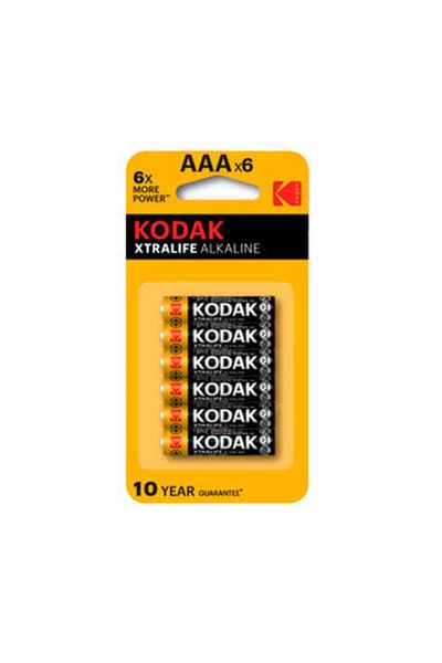 Kodak Brand: Xtralife Alkaline Thin Battery Aaa 4+2 Category: Batteries & Chargers