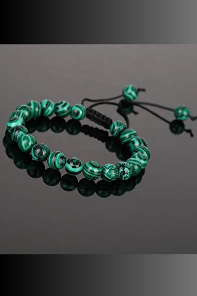 NBS Beautiful Naturel Stones سوار مالاهيت من الحجر الطبيعي 8 مم