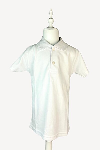 YAĞIZ BEBE Lacoste unisex bela majica kratkih rukava