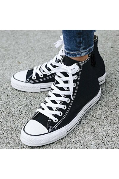 Slazenger Hi High Top Women's Summer Linen Black Sneaker Shoes