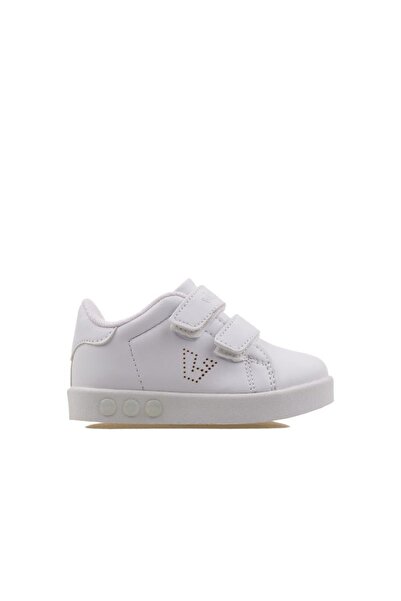 Vicco White Oyo Lighted Unisex First Step Baby Sneaker