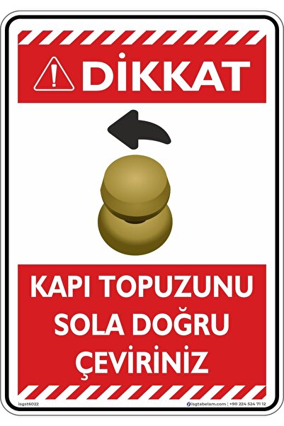 isgtabelam 25×35 سم/مركب مضيء/قم بتدوير مقبض الباب نحو اليسار