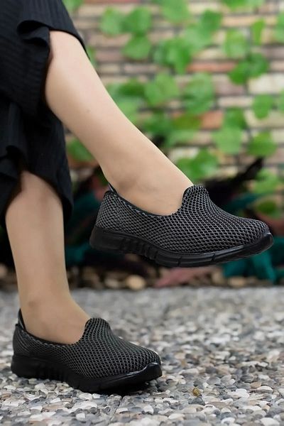 MYSİA Gray Sneaker Ballet Shoes