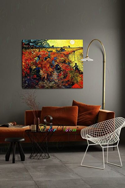 ColorVision Kırmızı Üzüm Bağları Vincent Van Gogh