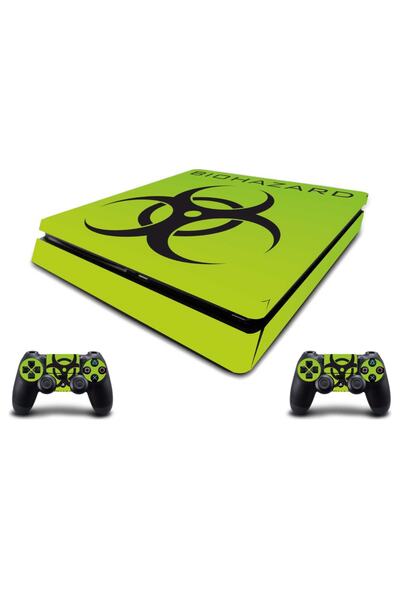 Sticker Market Ps4 Slim Biohazard Playstation Kaplama Sticker Seti
