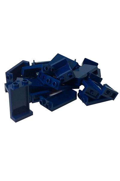 LEGO Original Moc Custom Accessory Creator Panel 1 X 2 X 3 Brick Navy Blue 4 Pieces Will Be Sent