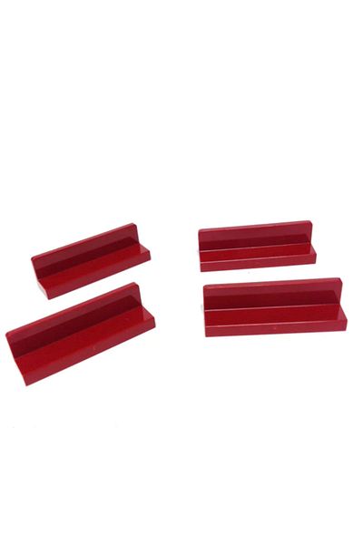 LEGO Original Custom Moc Accessory Creator Panel 1 X 4 X 1 Brick Claret Red 4 Pieces Will Be Sent