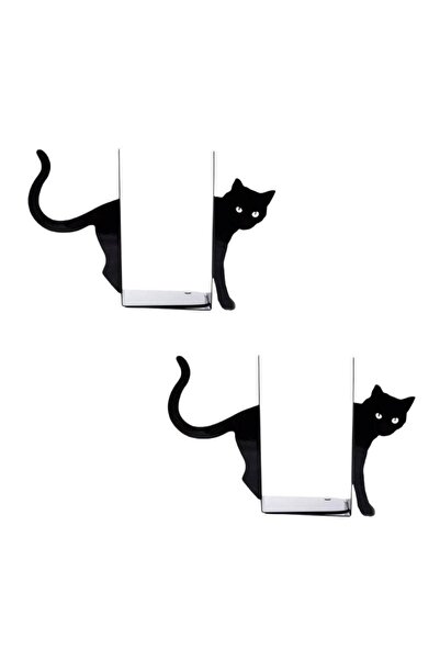 You Bella Crni Kara mačka Sa deznom Model knjige podrška - Dekorativni estets...