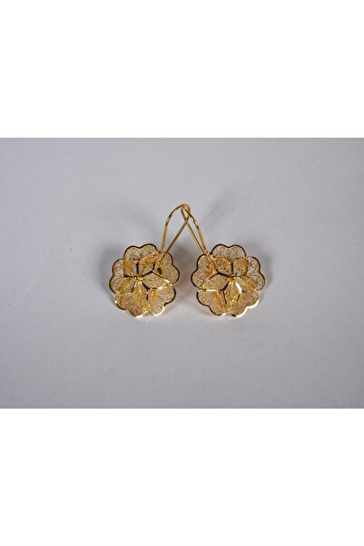 Çelikoğlu Kuyumculuk 14 Ayar Altın Gül Küpe 3,62 Gr