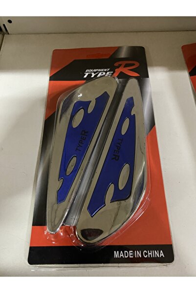 Fvtuningotoaksesuar Silecek Rüzgarlığı Typer Yazılı Mavi